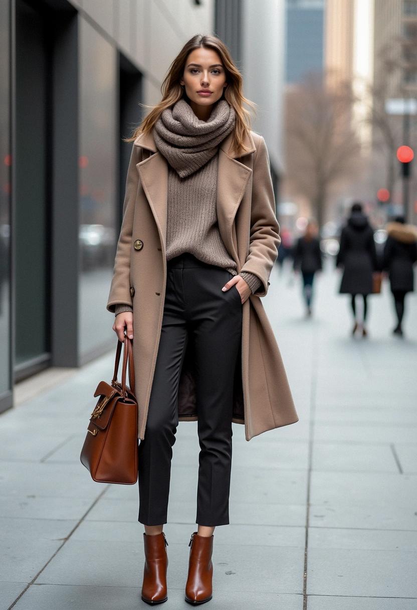 winter outfit business casual