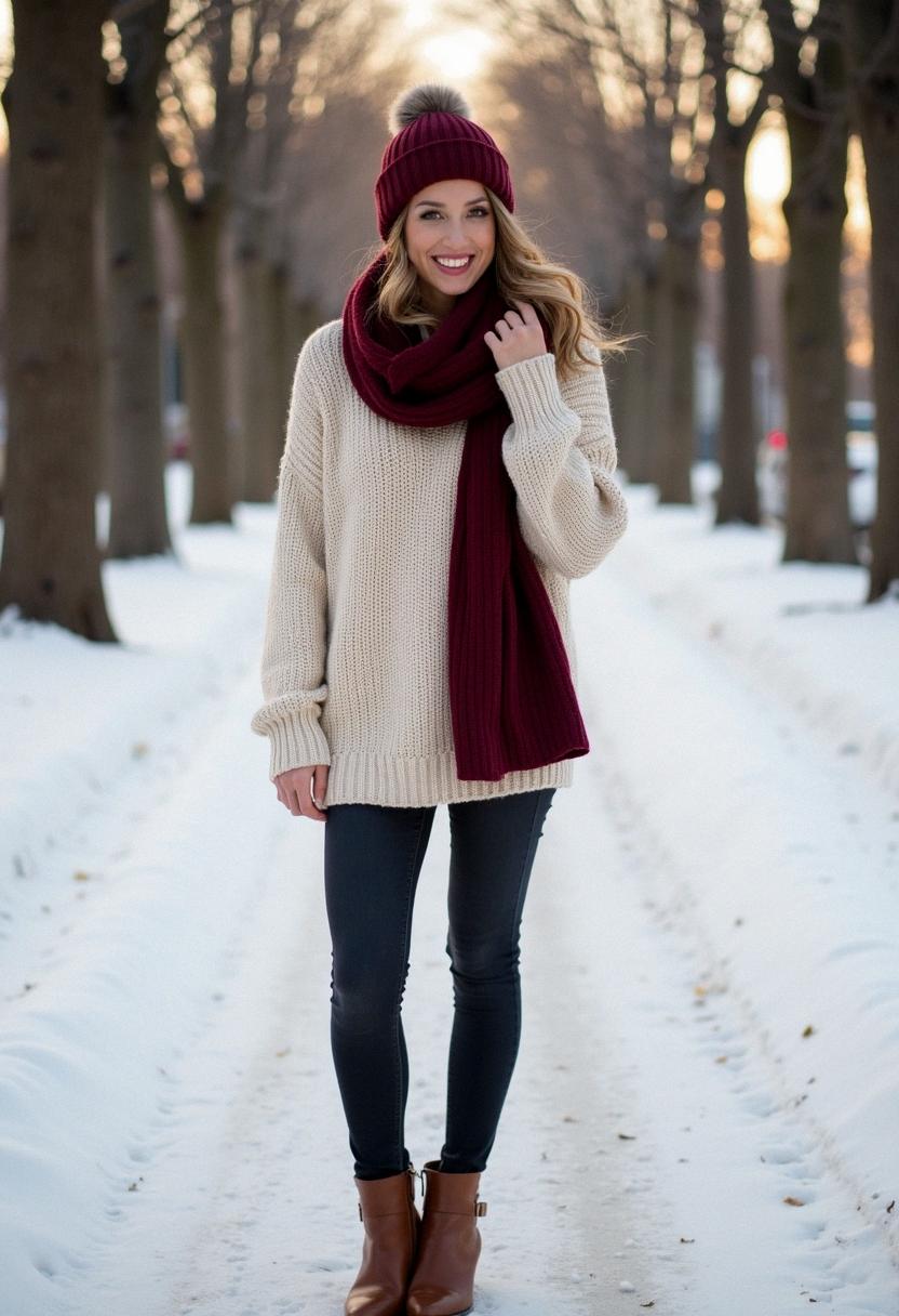 winter outfit casual cute