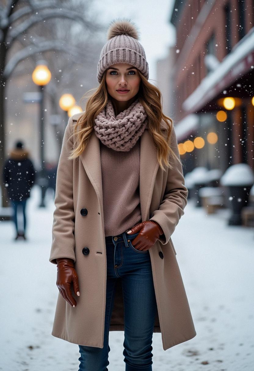 winter outfit casual cute