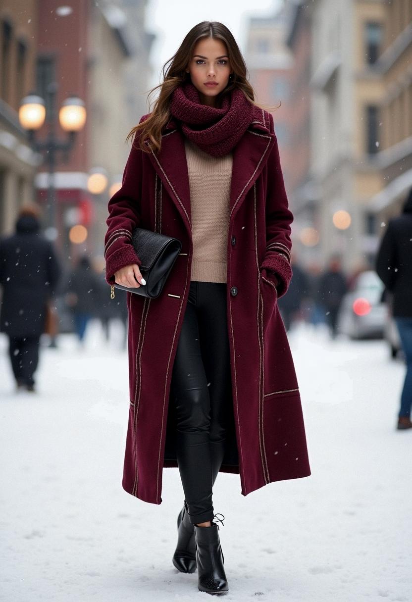 winter outfit with coats winter outfit with coats