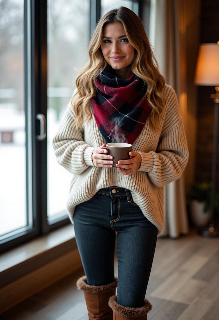 winter outfit comfy