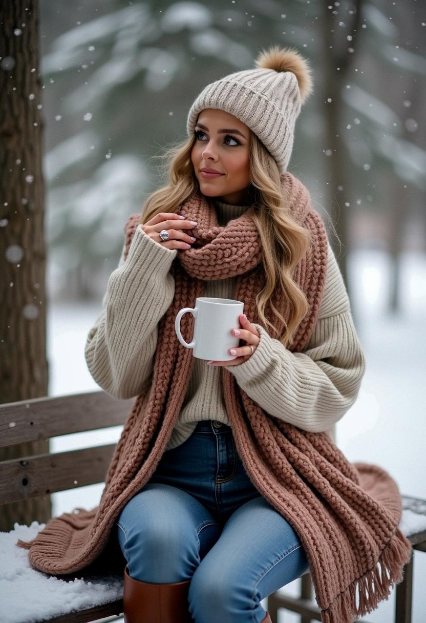 winter outfit comfy