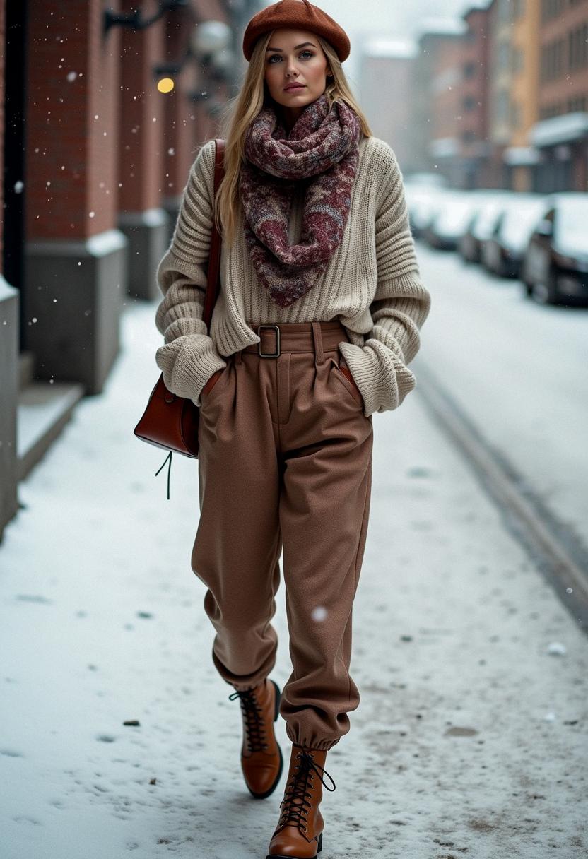 winter outfit comfy