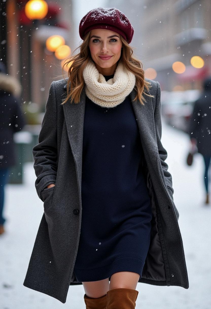 winter dress outfit
