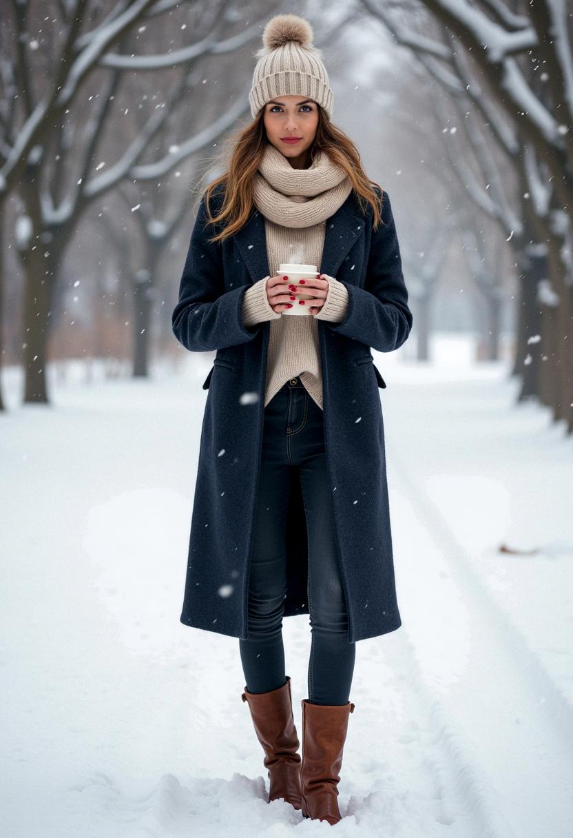 winter dress outfit