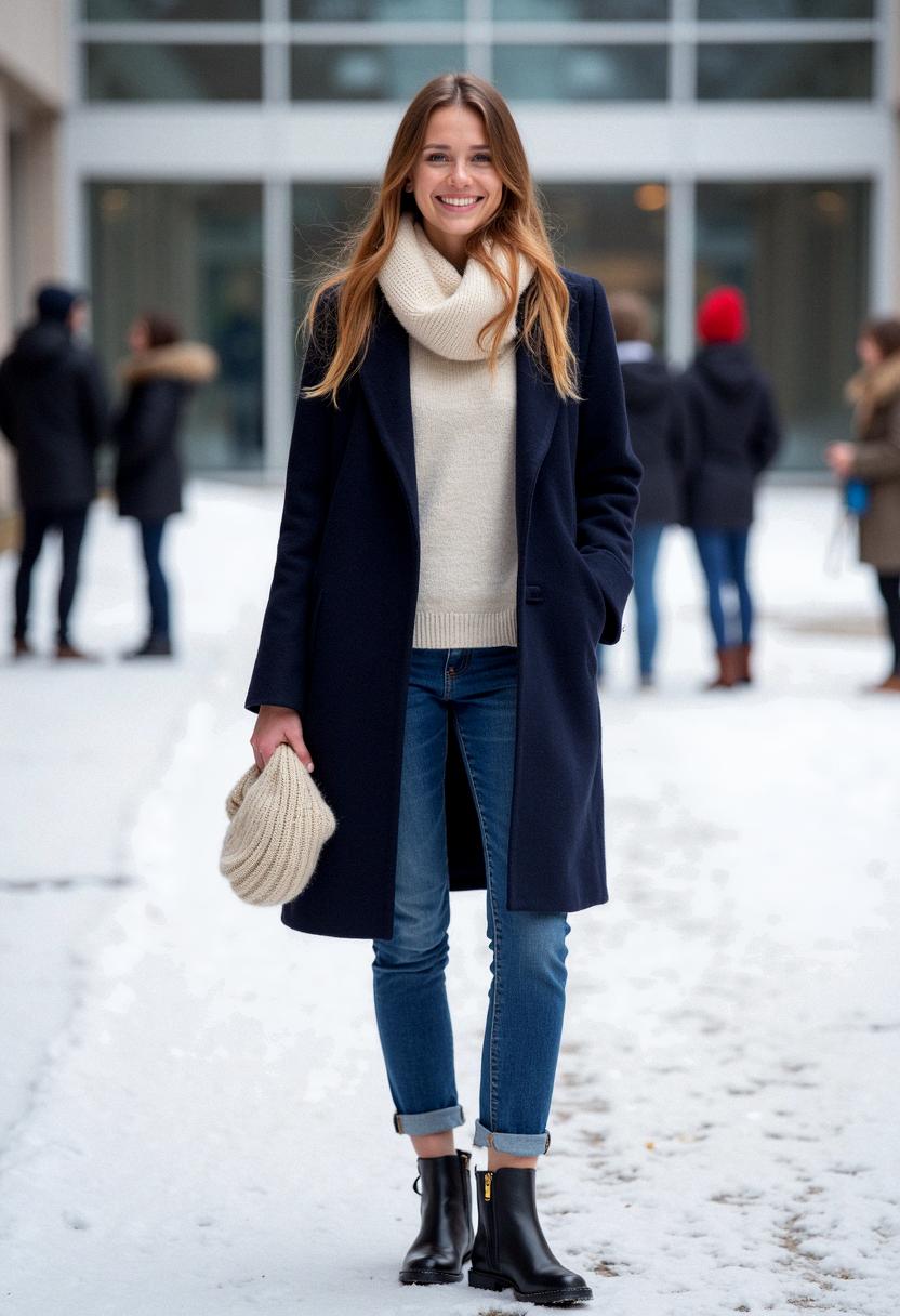 winter outfit high school