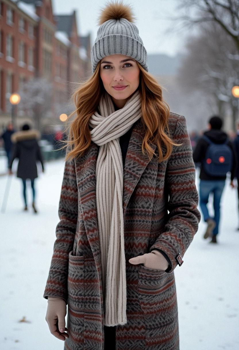 winter outfit high school