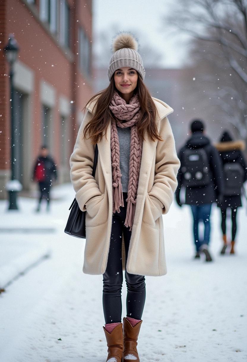 winter outfit high school