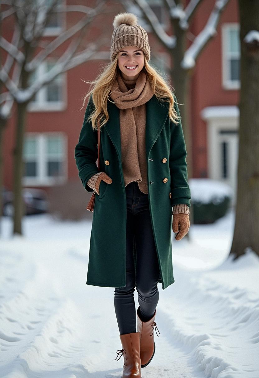 winter outfit high school
