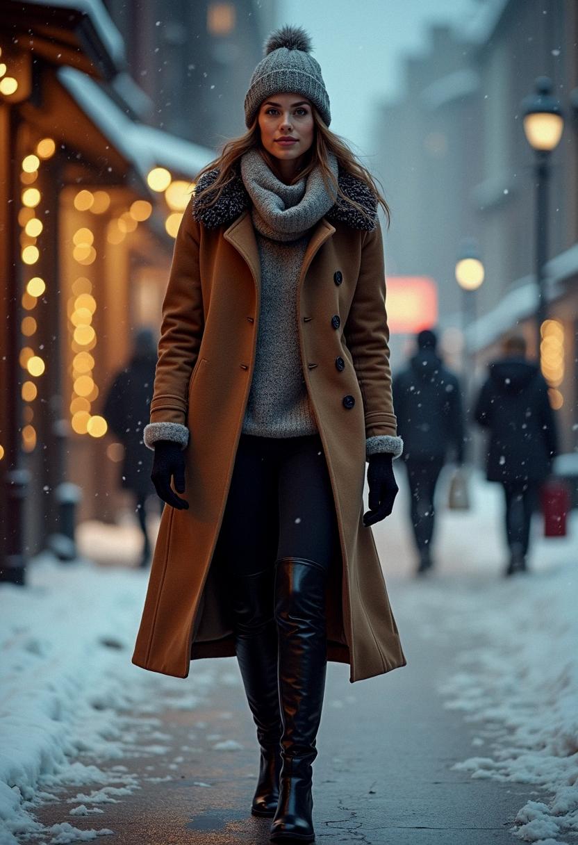 winter outfit for night