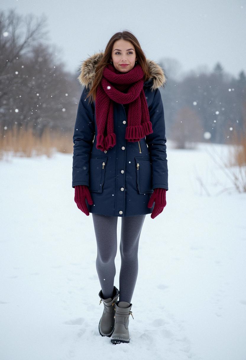 winter outfit for snow