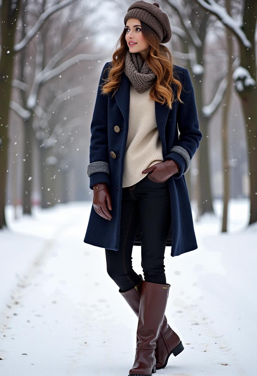 winter outfit for snow