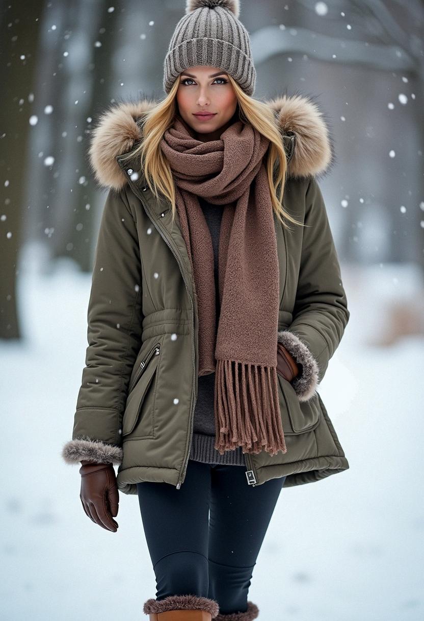 winter outfit for snow