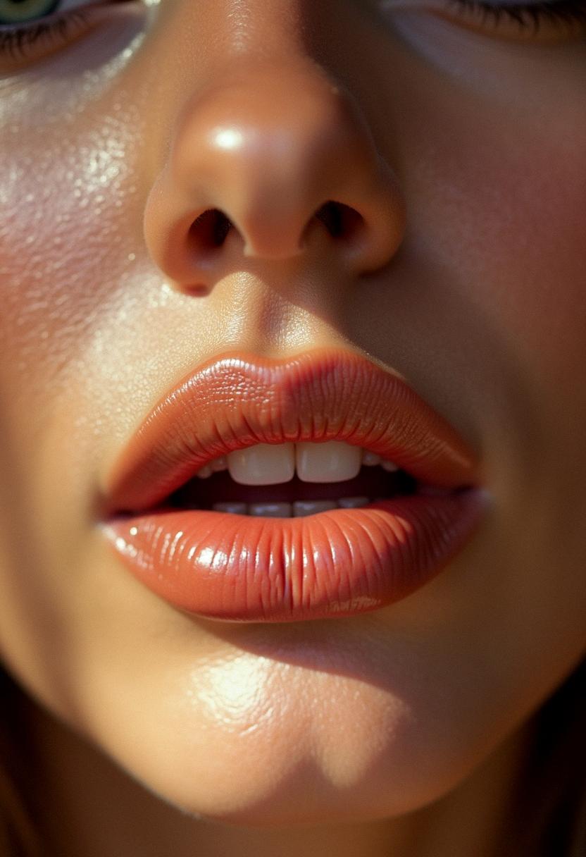 70s makeup lips