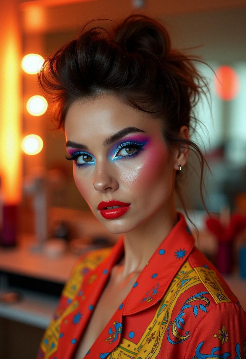 80s makeup aesthetic