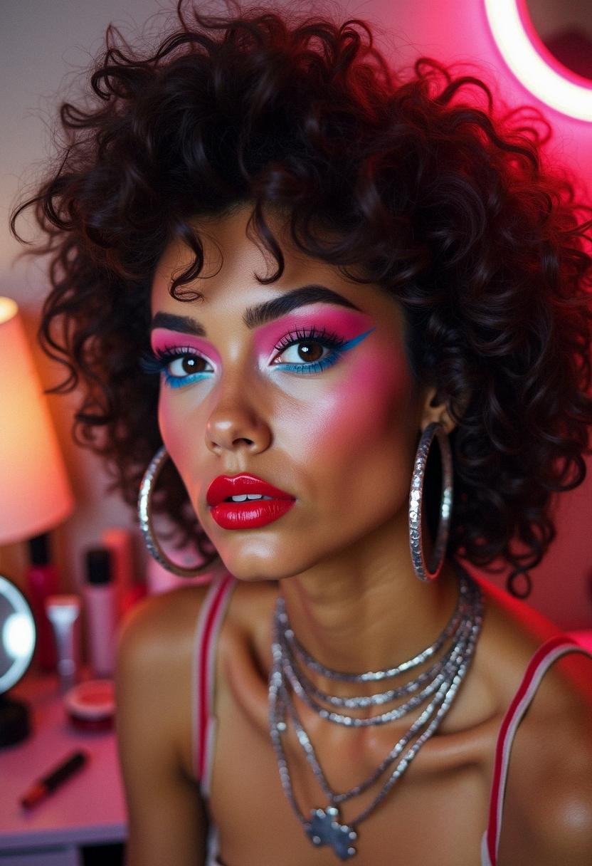 80s makeup aesthetic