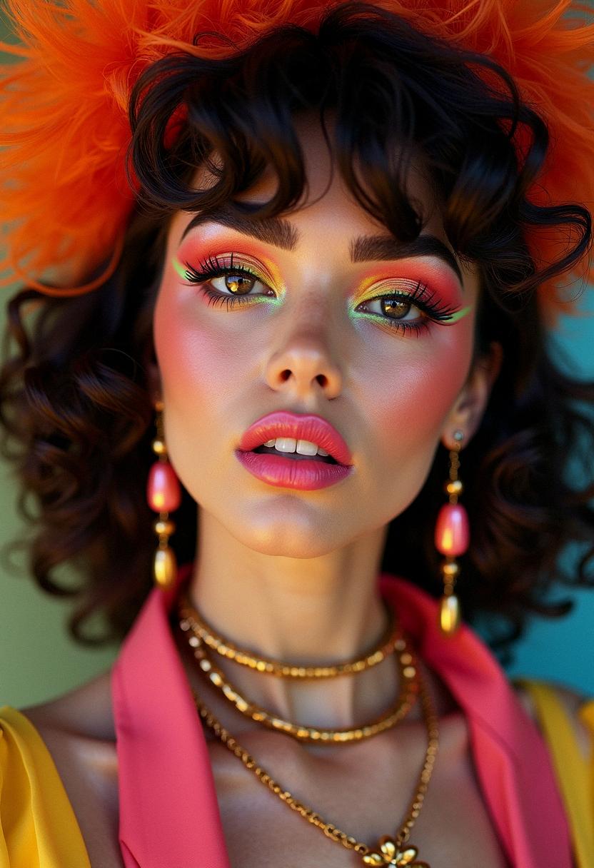 80s makeup aesthetic