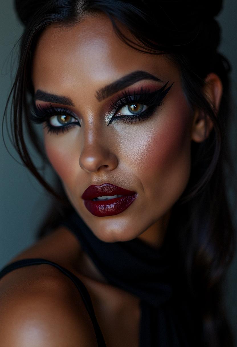 bayonetta makeup dark skin