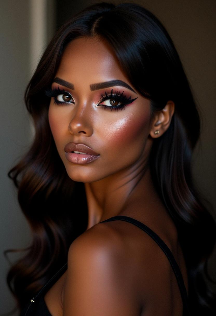 bayonetta makeup dark skin