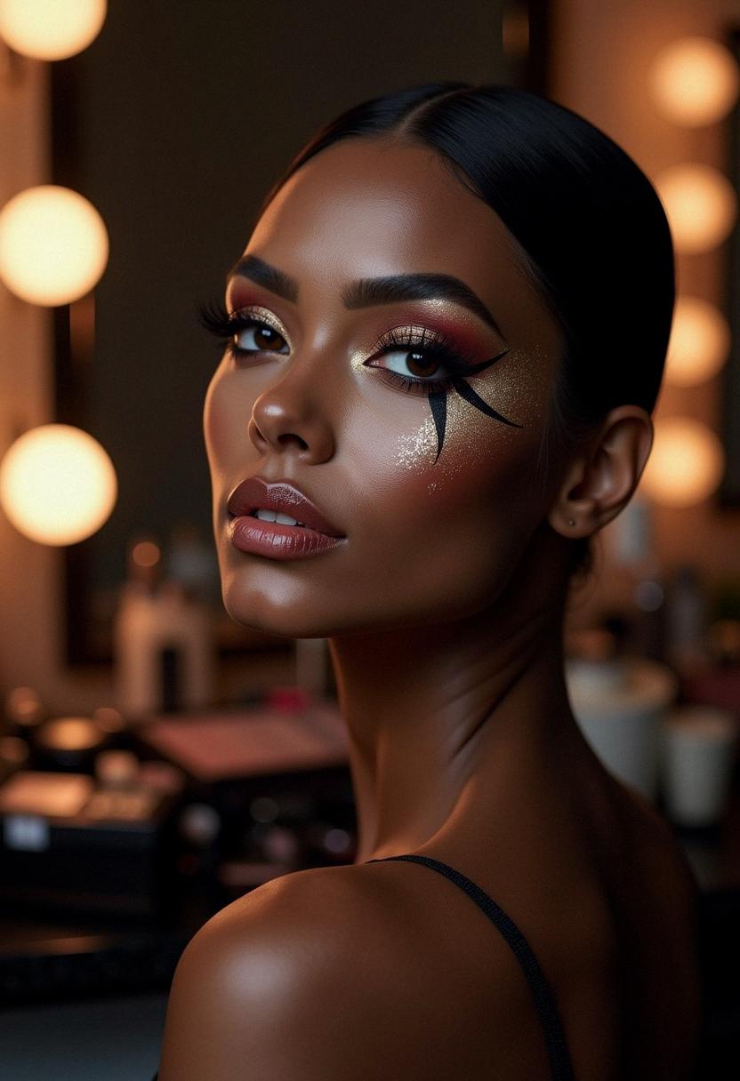 bayonetta makeup dark skin