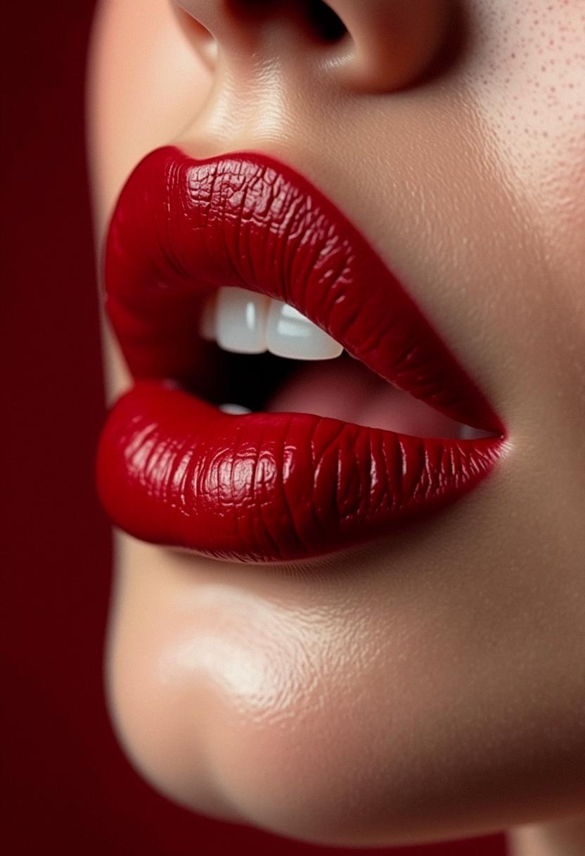 beautiful lips aesthetic