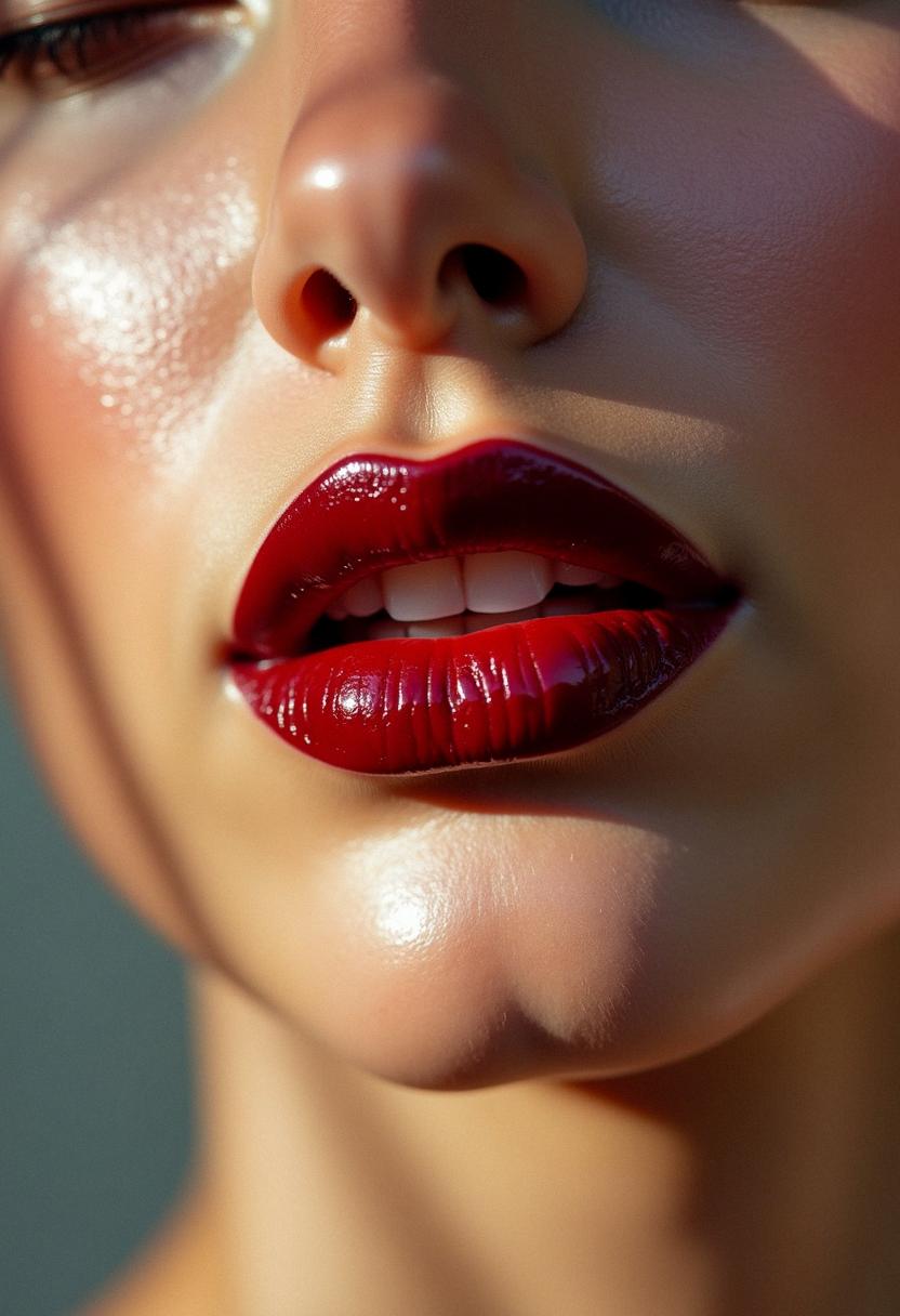 beautiful lips aesthetic