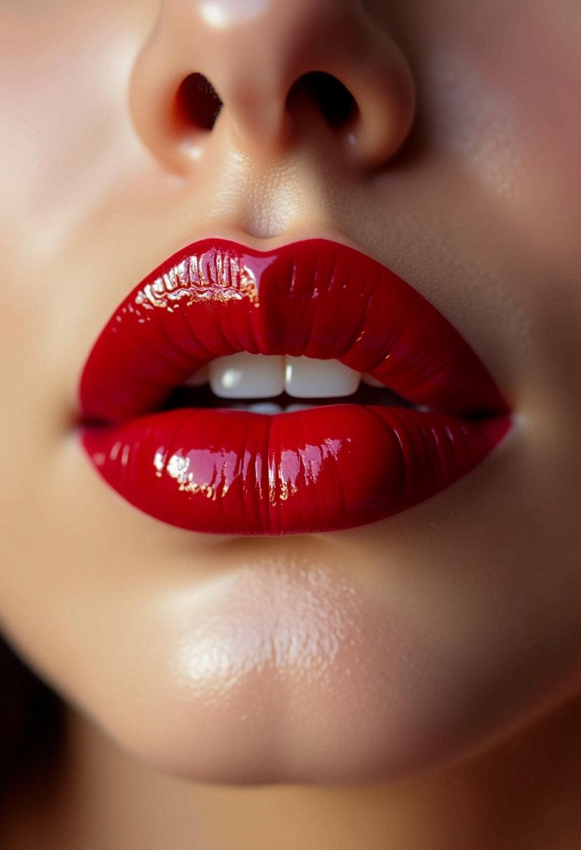 beautiful lips aesthetic