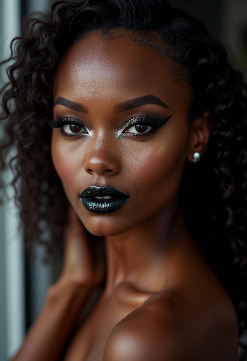 black makeup inspiration