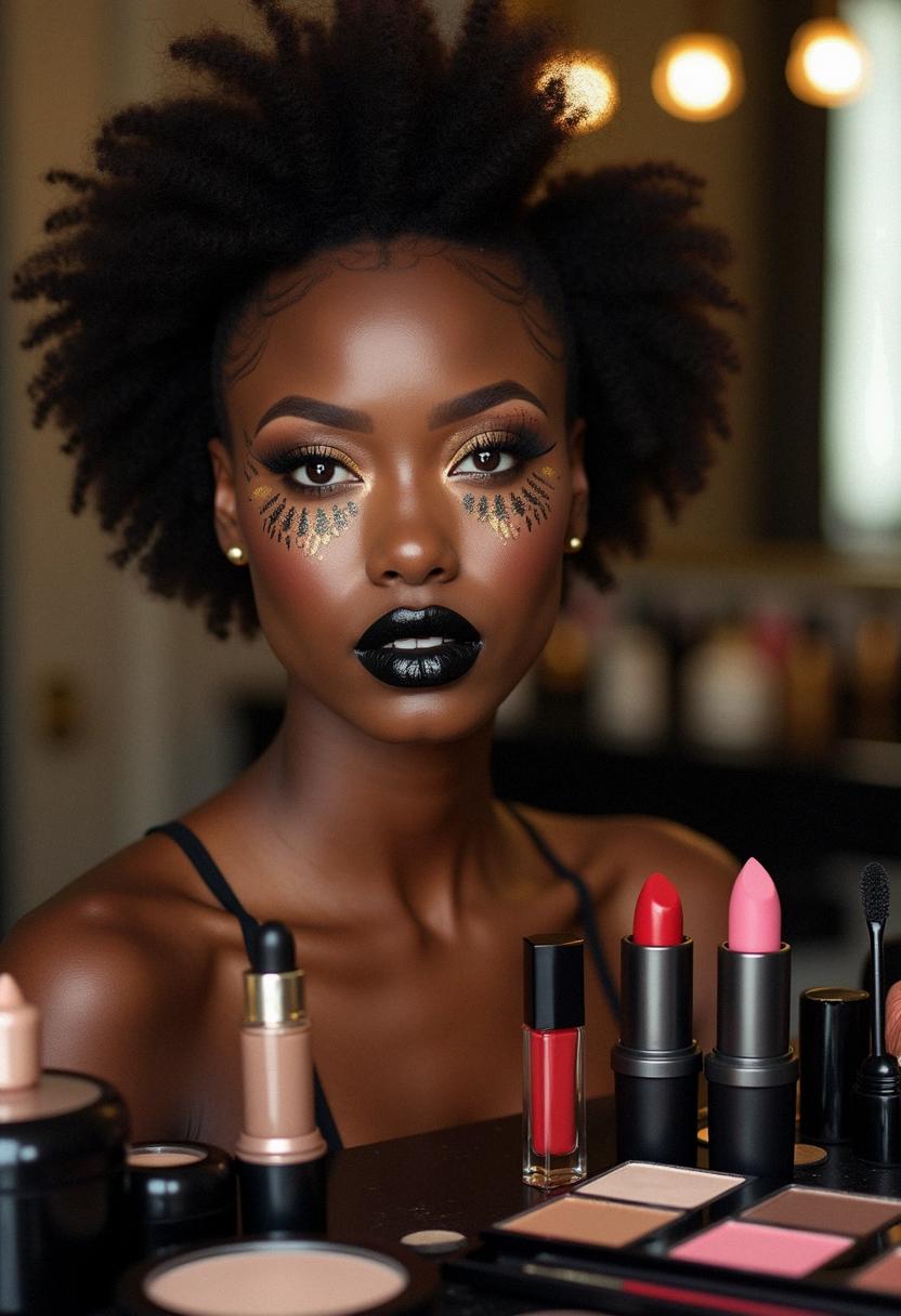 black makeup inspiration