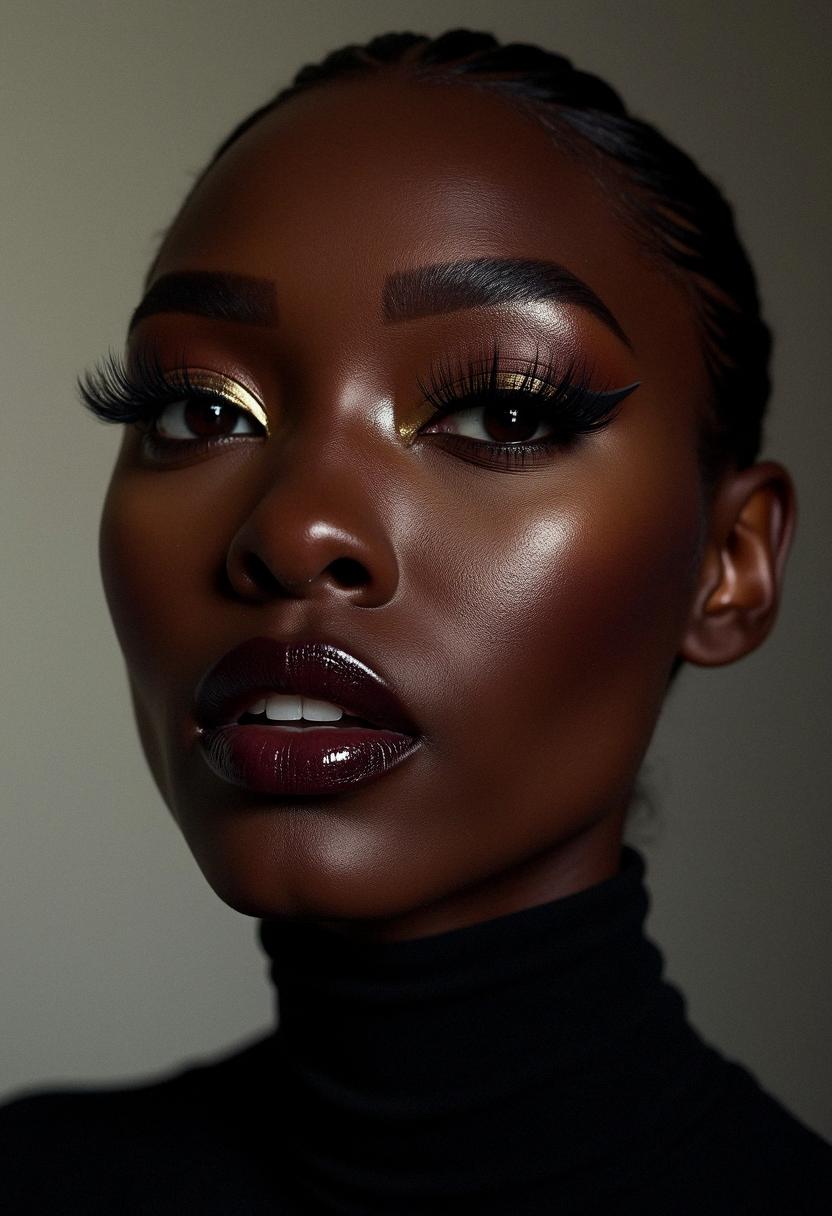 black makeup inspiration