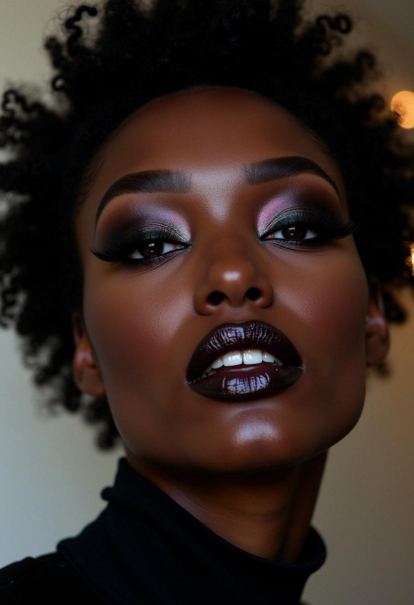 black makeup inspiration