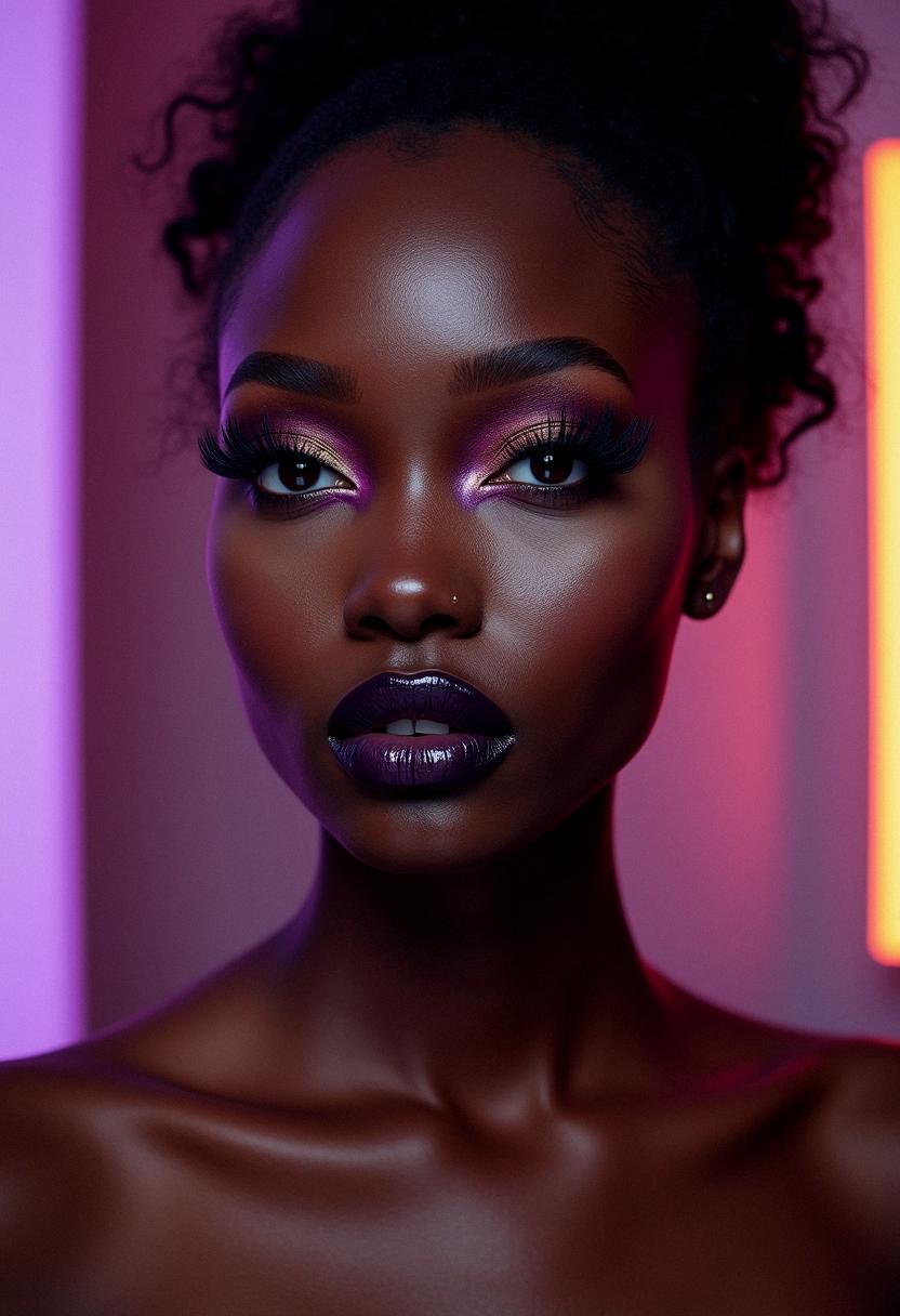 black makeup inspiration