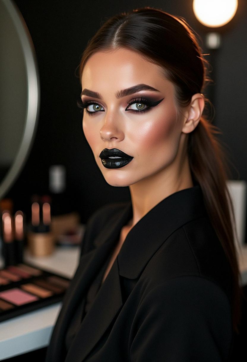 black makeup inspiration