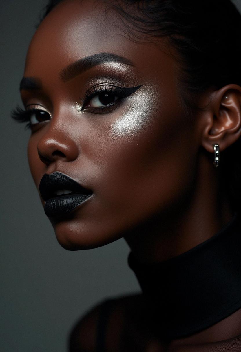 black makeup inspiration