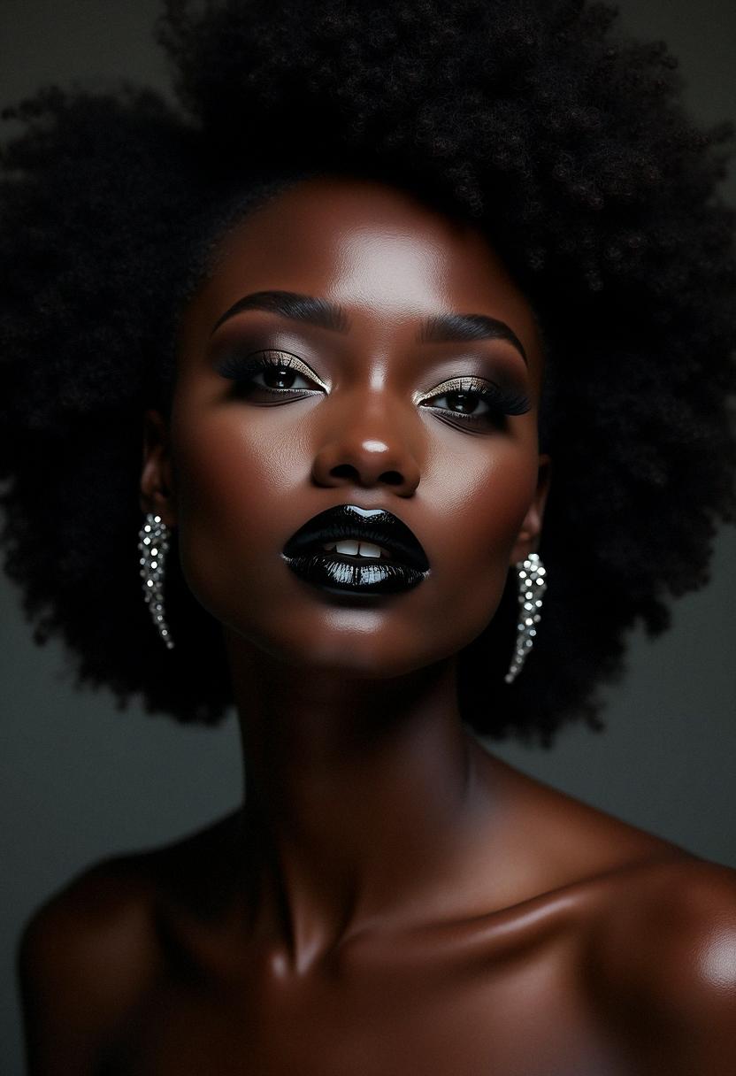 black makeup inspiration