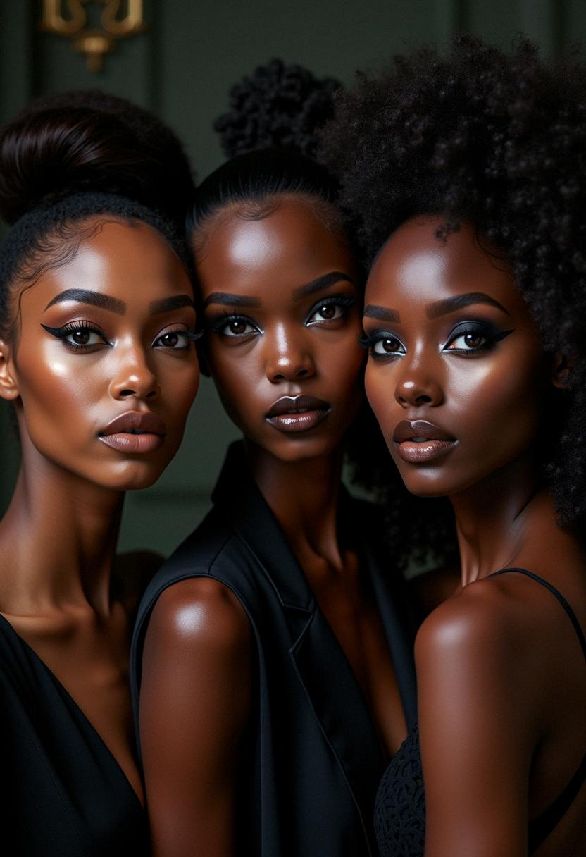 black makeup inspiration