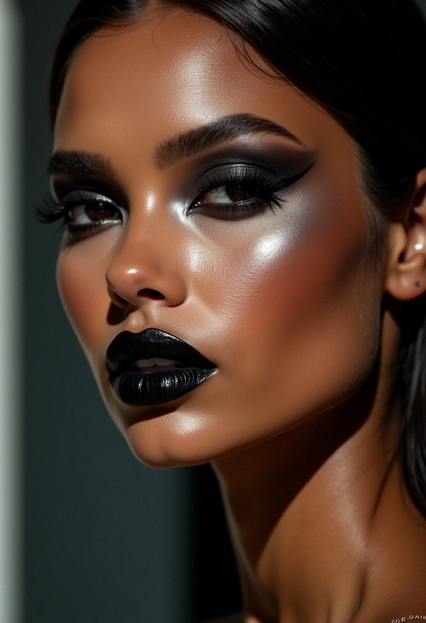 black makeup inspiration