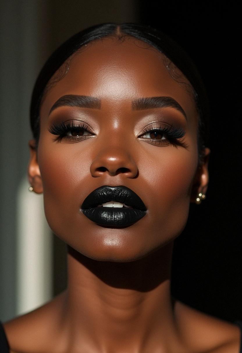 black makeup inspiration