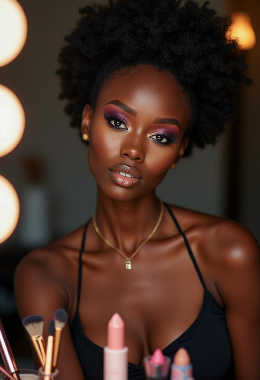 black makeup inspiration