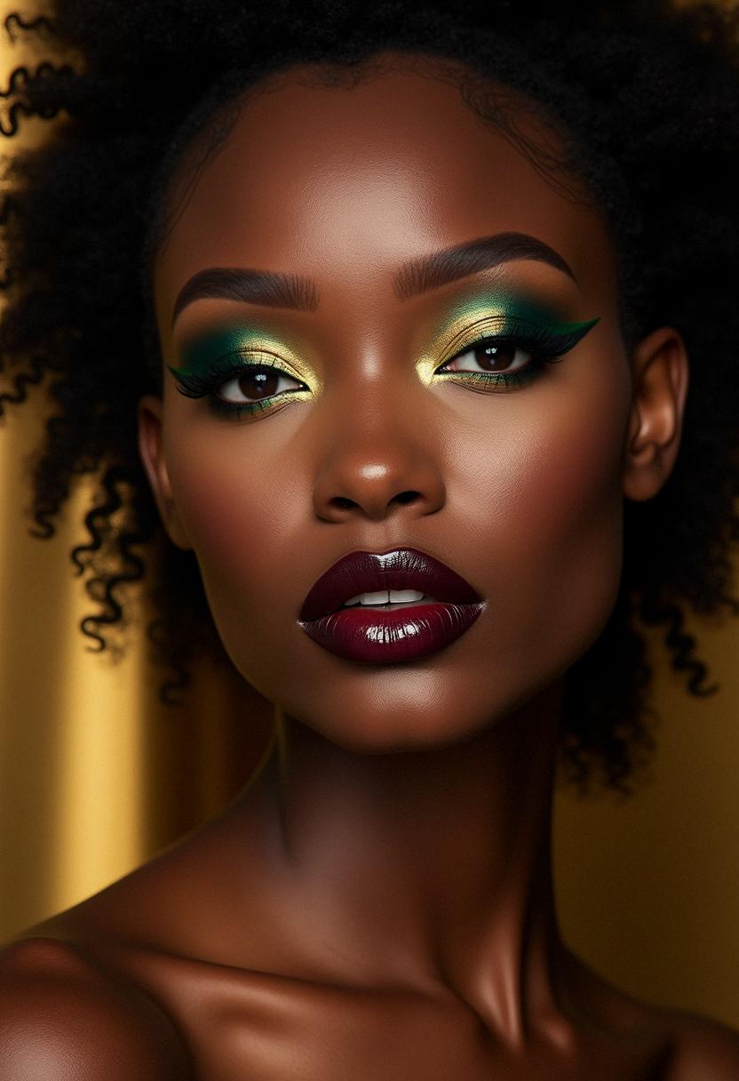 black makeup inspiration