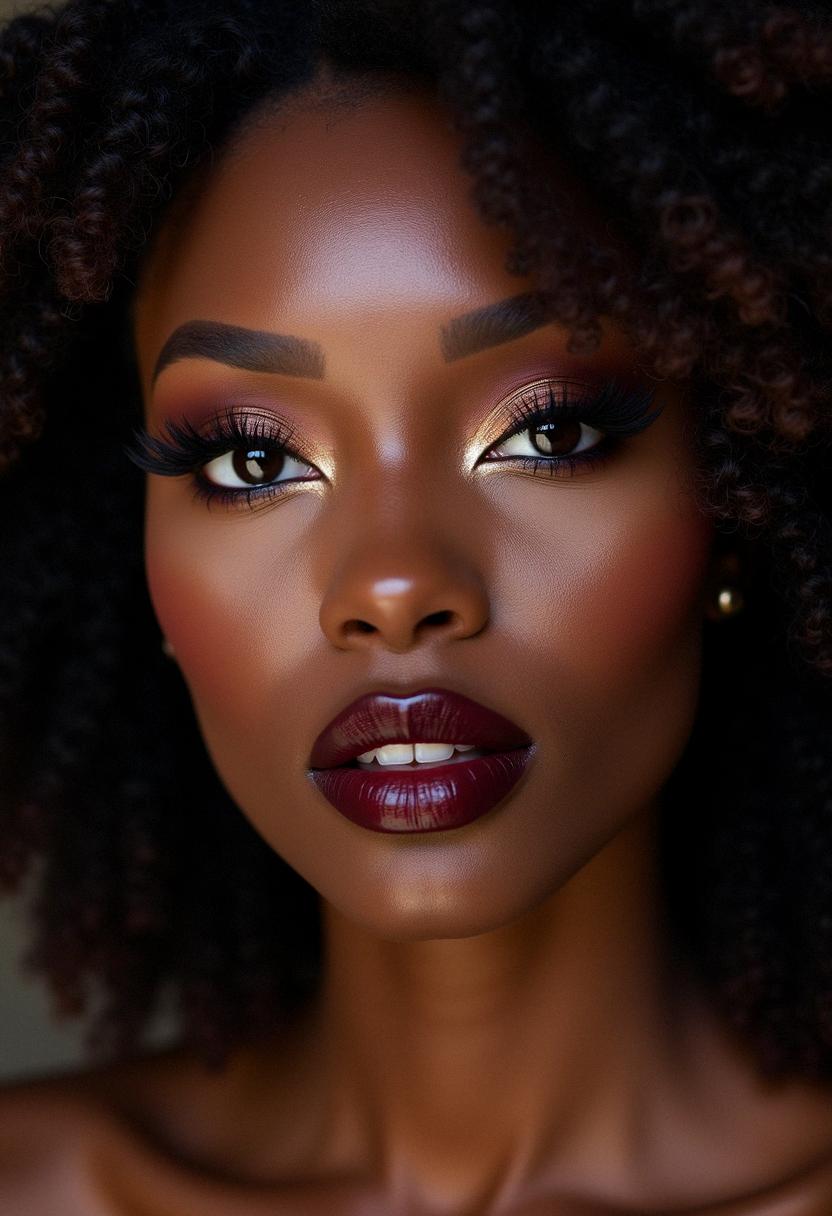 black makeup inspiration