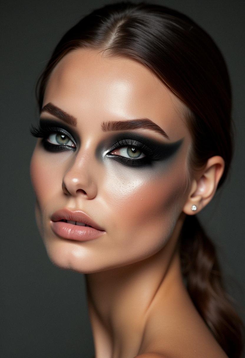 black smokey eye