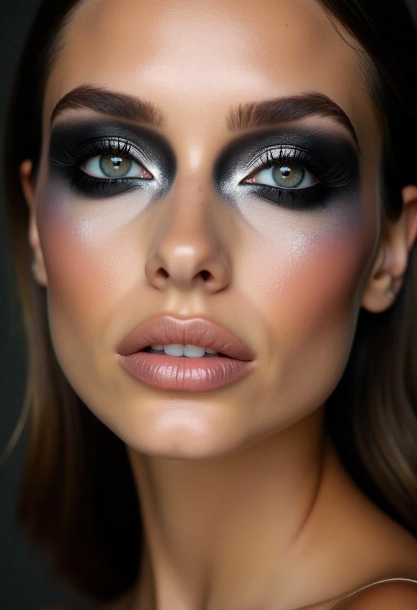 black smokey eye