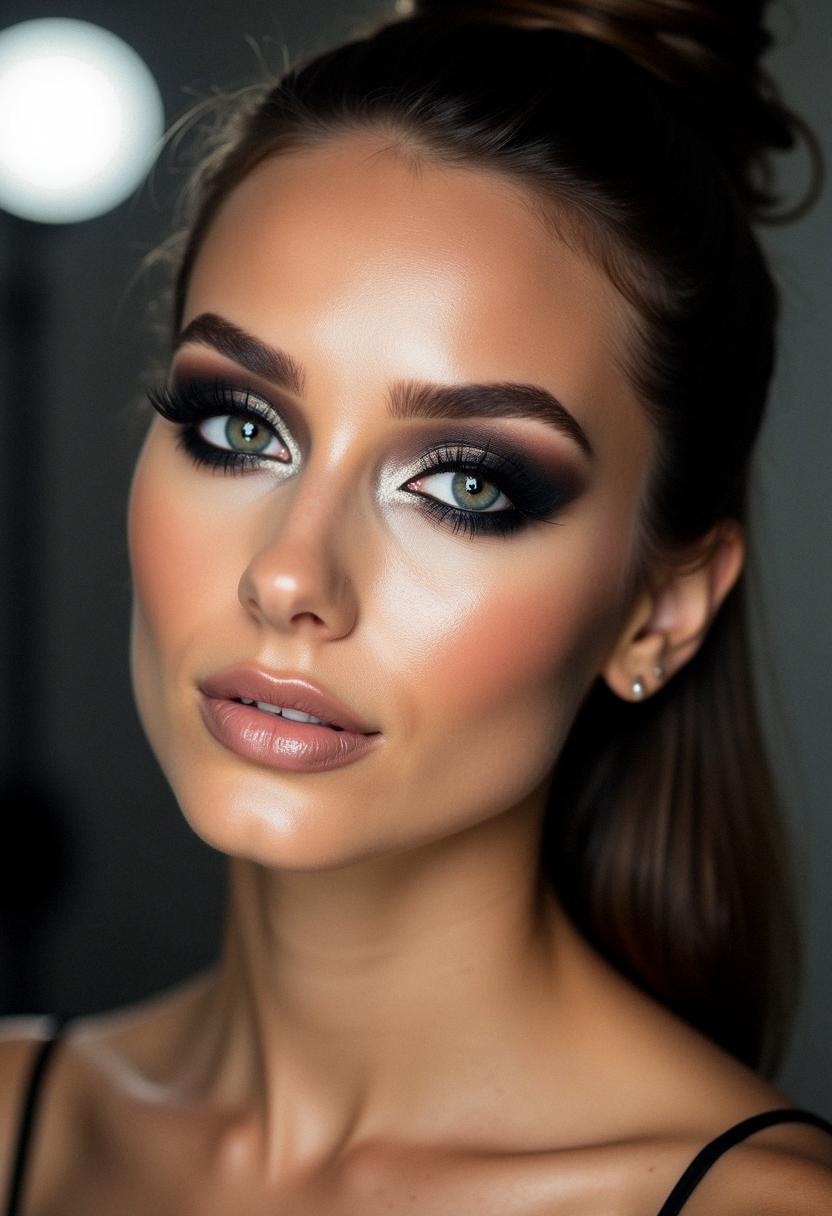 black smokey eye