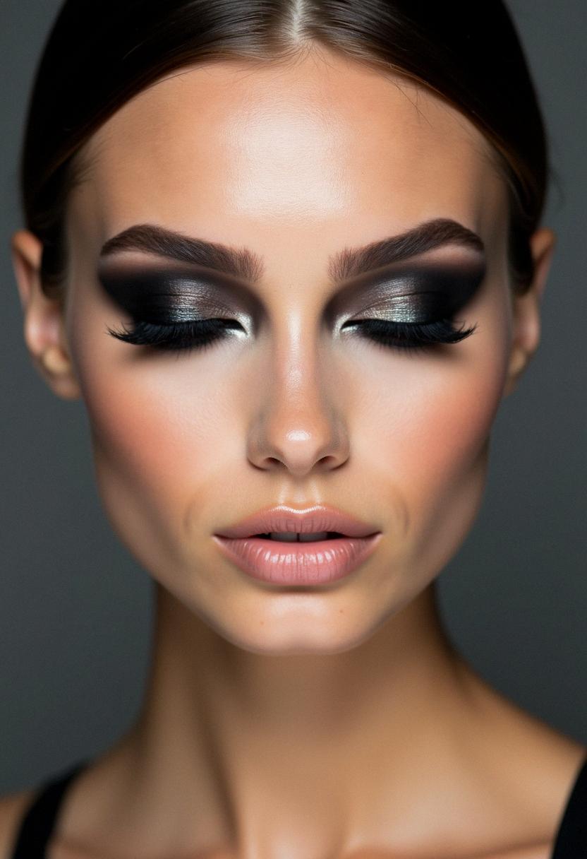 black smokey eye