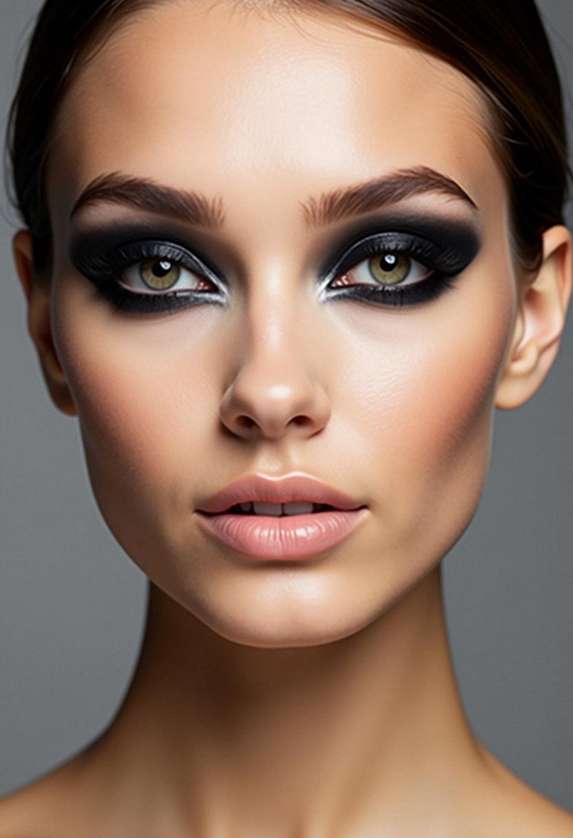 black smokey eye