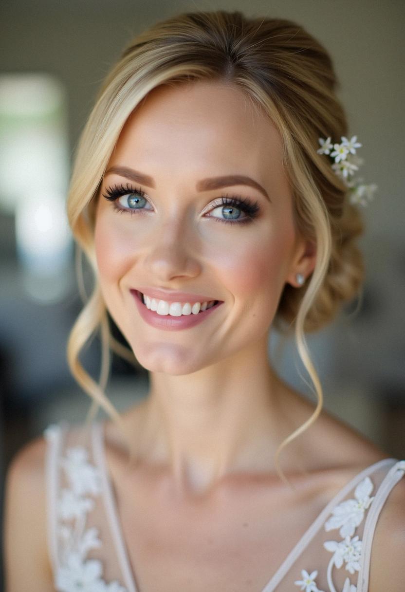 bridal makeup for blondes