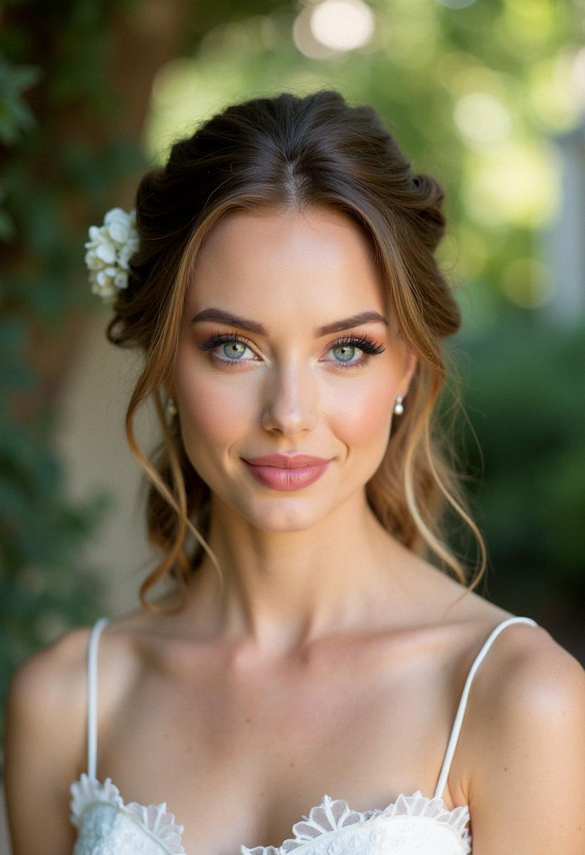bridal makeup for blue eyes
