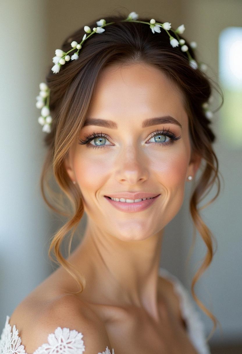 bridal makeup for blue eyes