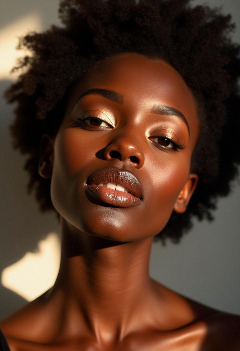 bronze makeup dark skin